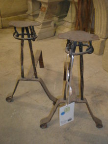 Pair of Rustic Andirons
