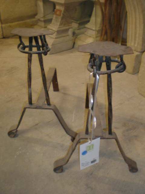 Pair of Rustic Andirons