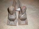 Pair of Sphinx Andirons