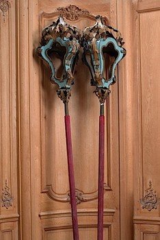 Pair of Rococo Style Venetian Lanterns