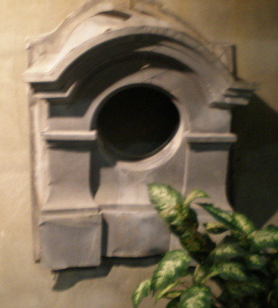 Antique Zinc Window Frame