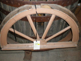 Oak Demi-Lune Window Frame