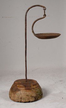Hand Forged Iron Oil Lamps
