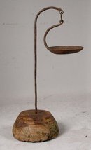 Hand Forged Iron Oil Lamps
