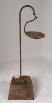 Hand Forged Iron Oil Lamps