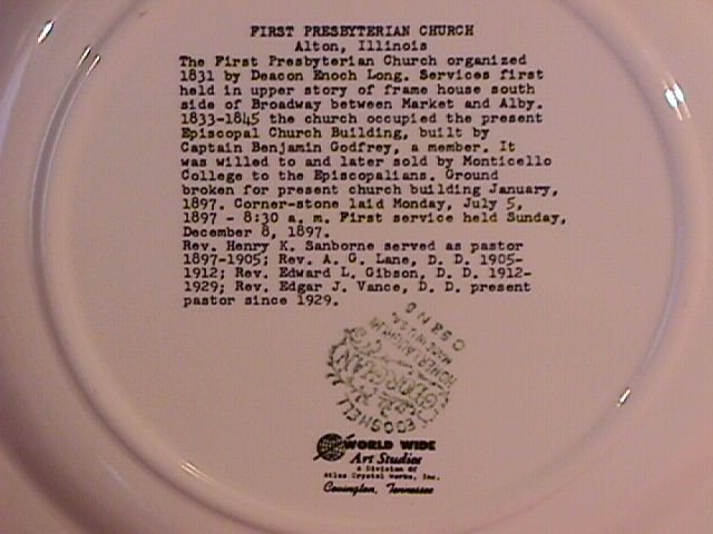 World Wide Art Studio Display Plate of
