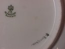 Porcelain Display Plate Featuring Pink Roses in Frame