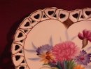 Porcelain Hand-Painted (Heart Shape) Wall Plaque