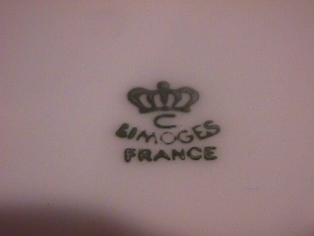 French Porcelain Display Plate (Strawberries)