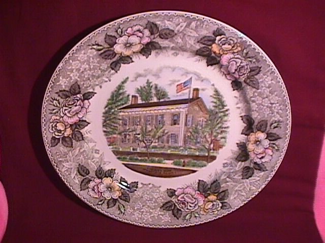 Lincoln's Home Display Plate (Springfield, Illinois)