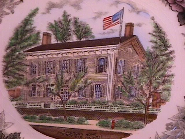 Lincoln's Home Display Plate (Springfield, Illinois)