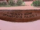 Lincoln's Home Display Plate (Springfield, Illinois)