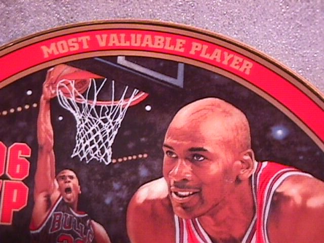 1995-96 Most Valuable Player Collectors Plate