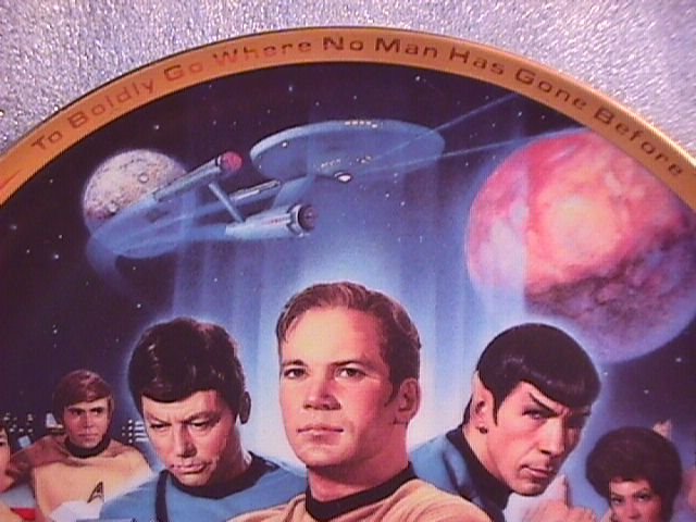 Hamilton Collection 1966-1991 Startrek Display Plate