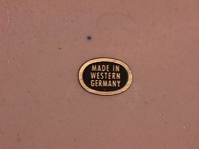 West Germany (Oyster Type) Wall Display Plate