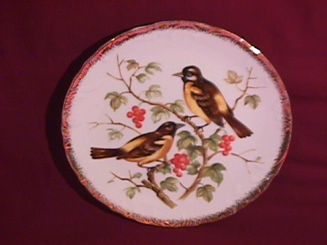 Norleans Oriole & Wild Cherry Display Plate