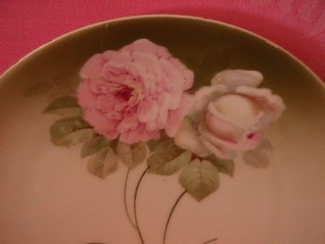 Bavaria Porcelain Display Plate (Roses)