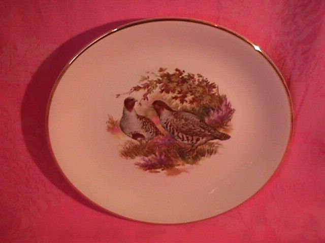 Royal Falcon Ware Game Birds Lunch Plate (Quail)