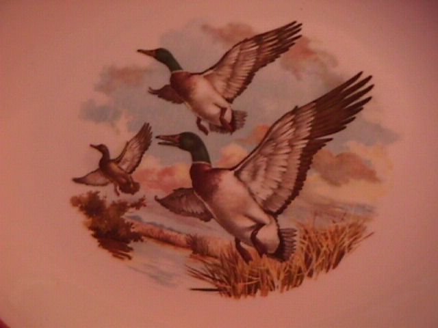 Royal Falcon Ware Game Birds Lunch Plate (Mallards in Flight)