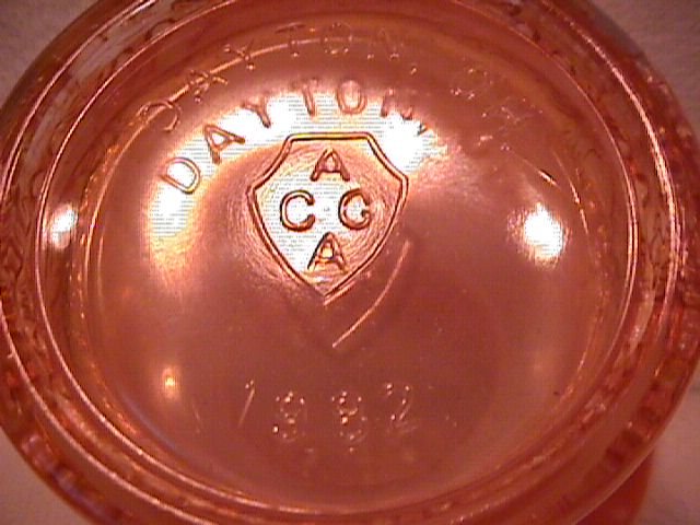 ACGA Seacoast Spittoon (Peach Opalescent)