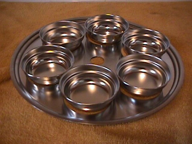 Chef's Ware-Townecraft Stainless Egg Poacher=Tray & 6 Cups