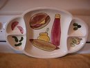 Los Angeles Potteries Large Serving Platter (5-Part)