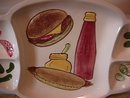 Los Angeles Potteries Large Serving Platter (5-Part)