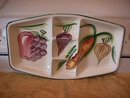 Los Angeles Potteries Large Relish Tray (5-Part)