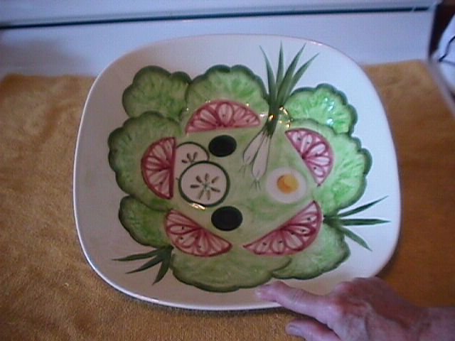Los Angeles Potteries Salad Serving Bowl