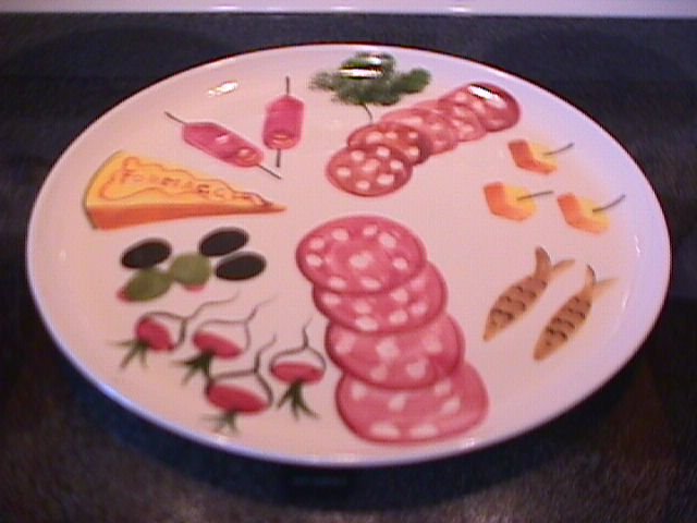 Los Angeles Potteries Condiment Platter