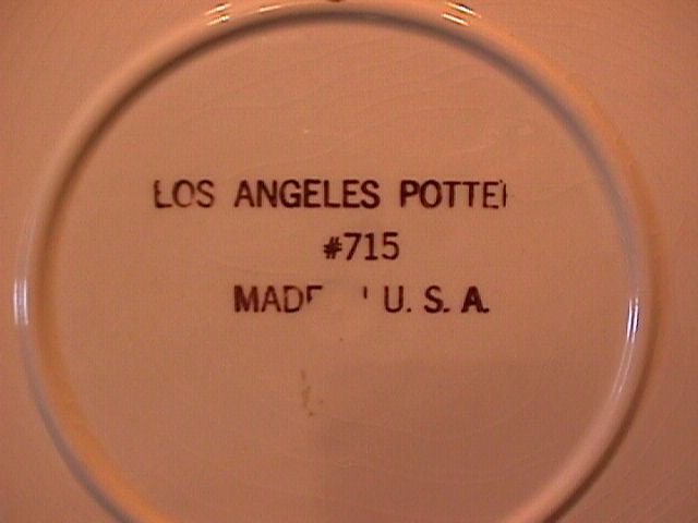 Los Angeles Potteries Condiment Platter