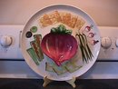 Los Angeles Potteries Vegetable Dip Platter