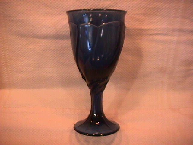 Noritake Crystal (Sweet Swirl) Dark Blue Goblet