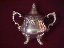Wallace (Baroque) Silverplate Covered Sugar