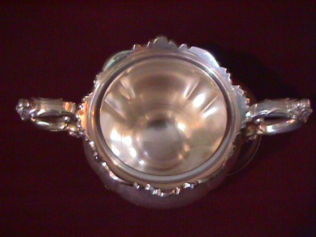 Wallace (Baroque) Silverplate Covered Sugar
