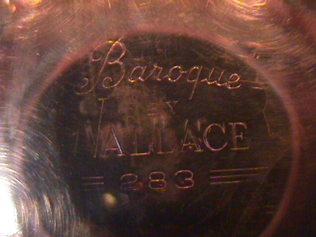 Wallace (Baroque) Silverplate Covered Sugar