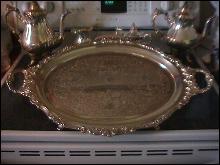 Wallace (Baroque) Silverplate Butlers Tray