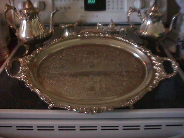 Wallace (Baroque) Silverplate Butlers Tray