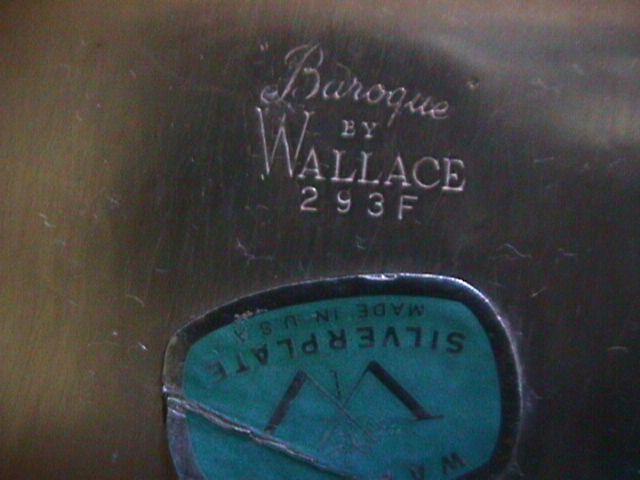 Wallace (Baroque) Silverplate Butlers Tray