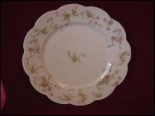 Haviland Porcelain (Schleiger #57-B) Lunch Plate As Is