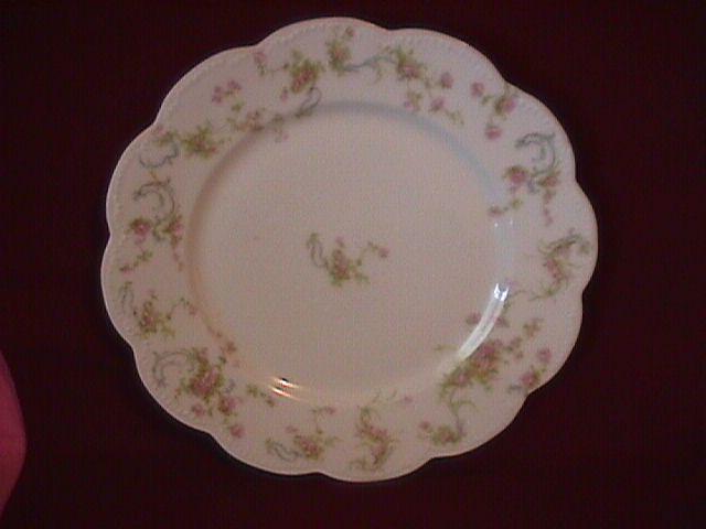 Haviland Porcelain (Schleiger #57-B) Lunch Plate As Is