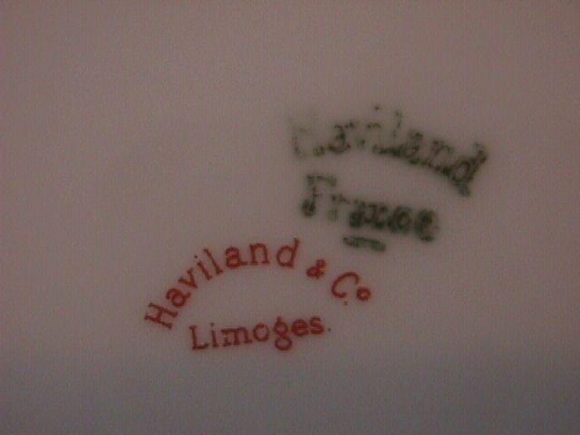 Haviland Porcelain (Schleiger #57-B) Lunch Plate As Is