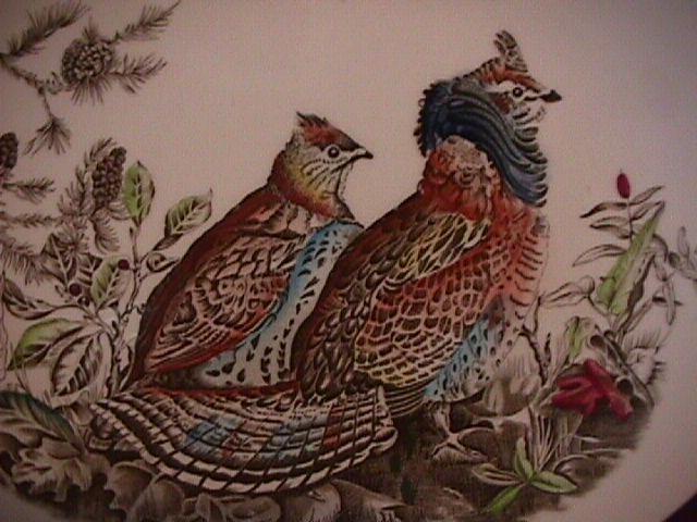 Johnson Brothers China (Game Birds) Lunch Plate