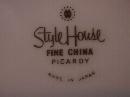 Style House Fine China (Picardy) Cake Plate