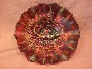 Beautiful Millersburg (Big Fish) Bowl (Amethyst)