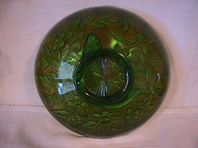 Beautiful Millersburg (Trout & Fly) Bowl (Green)