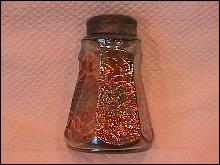 Imperial Carnival Glass (Soda Gold) Salt Shaker (Smoke)