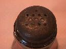 Imperial Carnival Glass (Soda Gold) Salt Shaker (Smoke)
