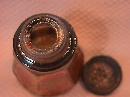 Imperial Carnival Glass (Soda Gold) Salt Shaker (Smoke)