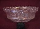 Northwood Carnival Glass (Peach) Berry Bowl (White)